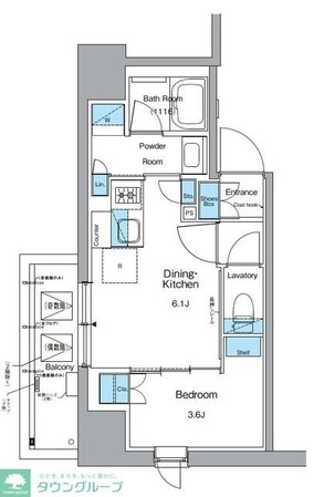 ルフォンプログレ上野御徒町の物件間取画像